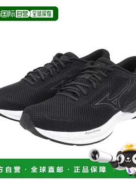 日本直邮MIZUNO 波浪雷霆3代跑步鞋 [J1GC231401] 黑色 灰色