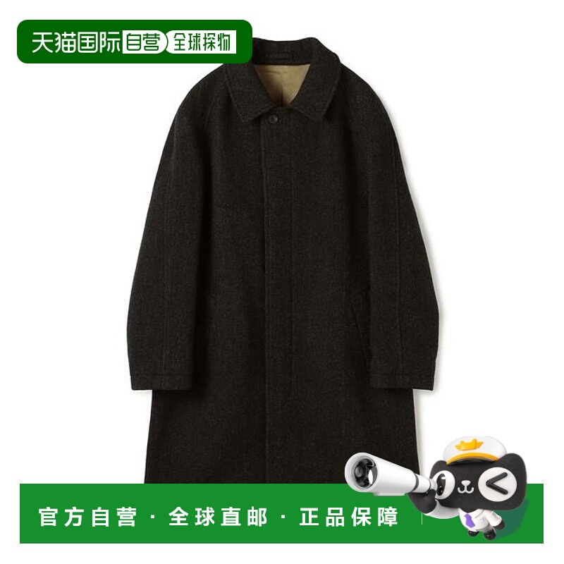 1h可退 日本直邮TOMORROWLAND 英伦羊毛粗花呢立领大衣 ZANIERI