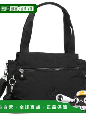 日本直邮Kipling 单肩包 Elisia 10L 黑色 女款 KIPLING K43791 P