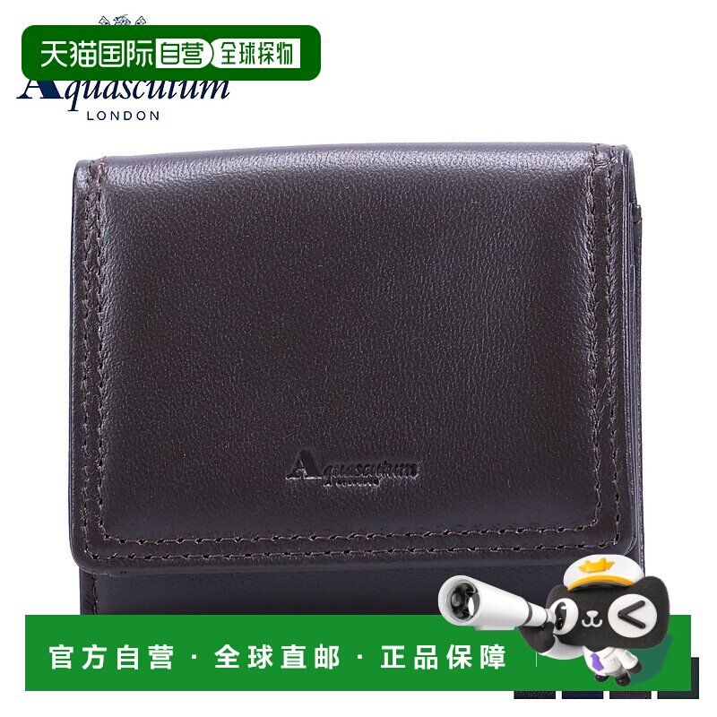 日本直邮AQUASCUTUM 钱包零钱包零钱包 Sutton 男士 SUTTON AQ-WC