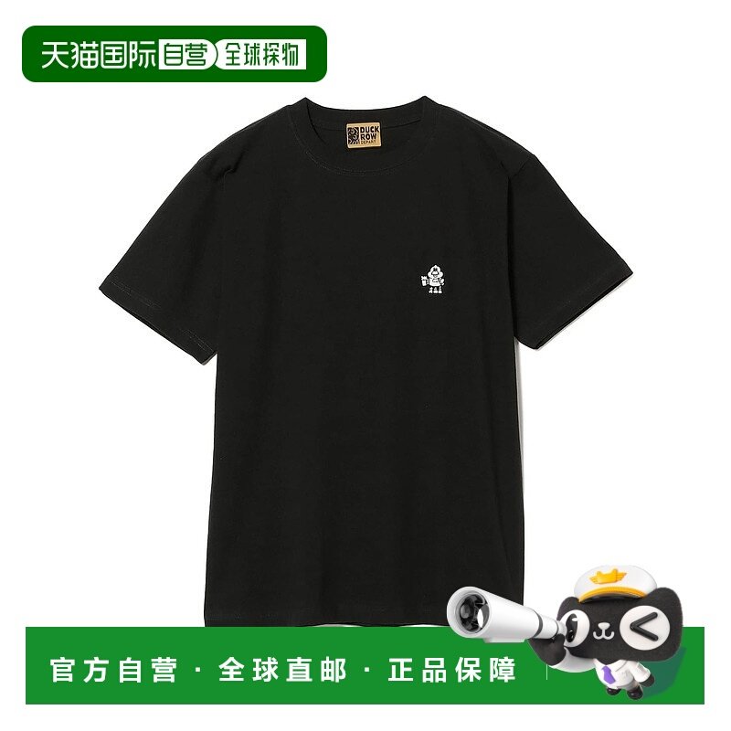 1h可退 日本直邮DUCKROW DEPART 男装 蓄光刺绣T恤 半宽松啤酒鸭