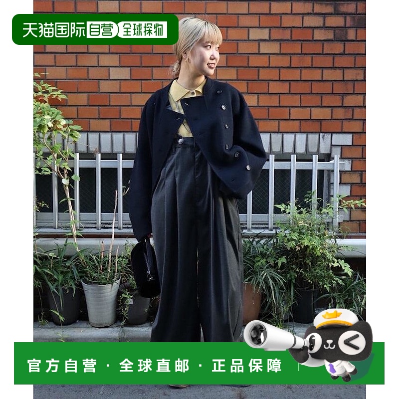 1h可退 日本直邮FREAK'S STORE 女士 80%羊毛 修身短款 二重织Mel