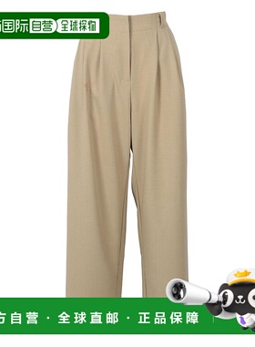 日本直邮KOBE LETTUCE 亚麻质感塔克长裤[M4154] KO5653EW030235