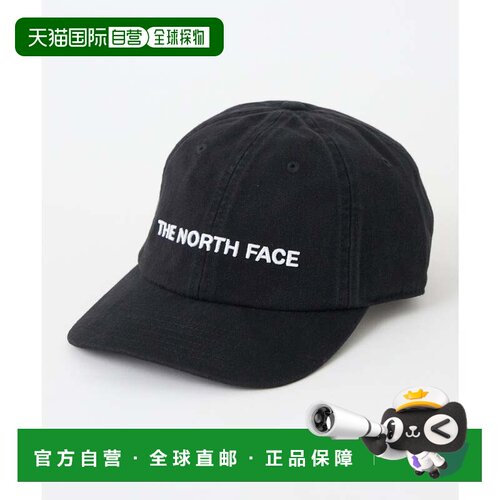 日本直邮THE NORTH FACE 7WHP ROOMY NORM半圆顶logo棒球帽 黑色