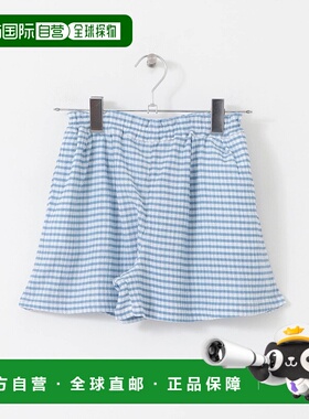 1h可退 日本直邮URBAN RESEARCH DOORS 儿童格纹A字阔腿裤 DRA534