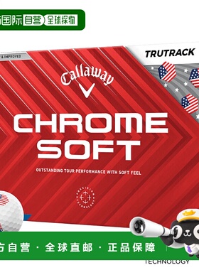 日本直邮Callaway CHROME SOFT USA TRUTRACK 高尔夫球 1 打 12