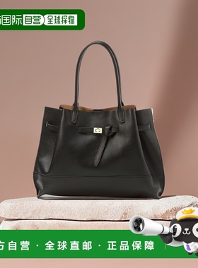 【日本直邮】TOPKAPI 收缩皮带设计 A4 托特包 (黑色) 单肩包