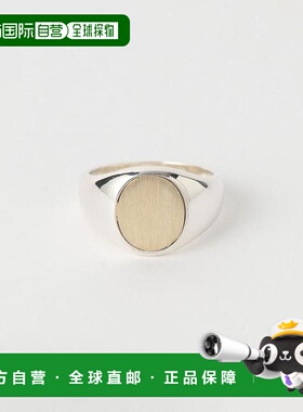 1h可退 日本直邮BEAUTY&YOUTH UNITED ARROWS 925银 x 黄铜 徽章