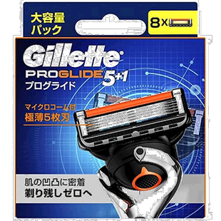 【日本直邮】Gillette 剃须刀刀片 Proglide 8片装 刮胡子吉列