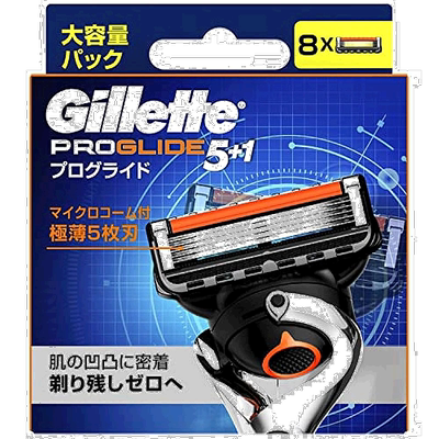 【日本直邮】Gillette 剃须刀刀片 Proglide 8片装 刮胡子吉列