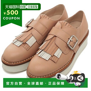 女士 米色 TODS XXW27A0S930 0ZSR 日本直邮TODS EGA 牛津乐福鞋