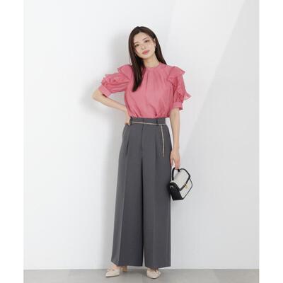 1h可退 日本直邮PROPORTION BODY DRESSING 女士链饰高腰垂感阔腿