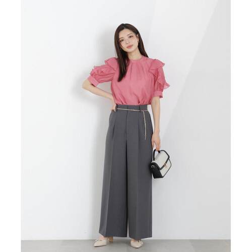 1h可退 日本直邮PROPORTION BODY DRESSING 女士链饰高腰垂感阔腿