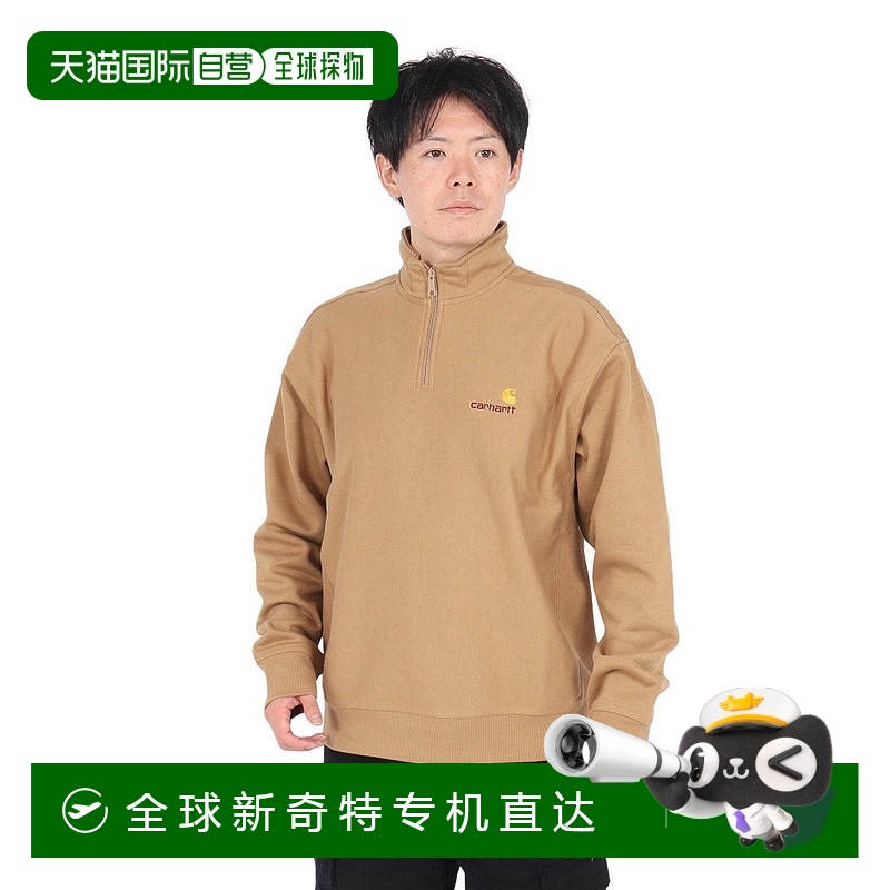 日本直邮Carhartt WIP American Script FW24 Half Zip Sweatshir