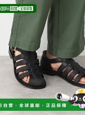 日本直邮LOEWE Gurkha凉鞋 黑色 女士 L814465x77 1100 LOEWE CAM