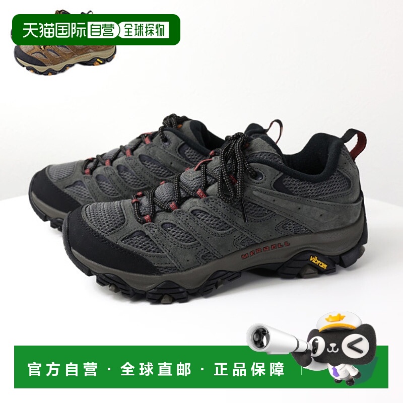 日本直邮Merrell 男士 MOAB3 徒步鞋登山靴低帮露营户外运动鞋鞋