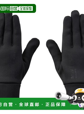 日本直邮Descente 轻量弹力手套 ST4FGV50U [BK00] 黑色 M-L码 手