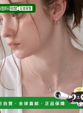 1h可退 日本直邮NOJESS 女士25周年纪念银质仿蛋白石马蹄幸运吊坠