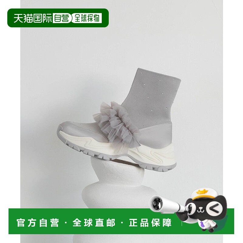 1h可退 日本直邮RANDA 女士2WAY珠饰针织休闲运动鞋 PH34118