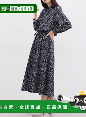 1h可退 日本直邮Honeys 女士高领设计连衣裙 简约宽松风格 春秋季