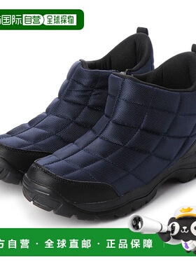 【日本直邮】Gino Zeeno 雨靴防水防寒男靴雪地鞋雨鞋拉链轻便雪