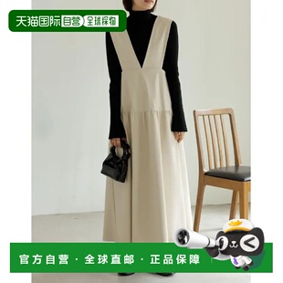 1h可退 日本直邮Re:EDIT ReEDIT 女士两面穿着收腰合成皮革连衣裙