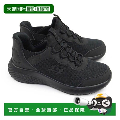 日本直邮SKECHERS 男童运动鞋一脚蹬 403822L Bounder BRISK BURS