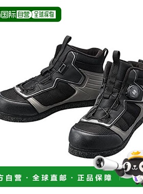 【日本直邮】SHIMANO禧玛诺耐磨防滑橡胶底钓鱼鞋FS-041Q黑色29.0