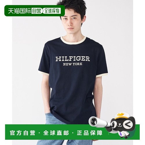日本直邮TOMMY HILFIGER 单色印花T恤 TO3203EM012495女装