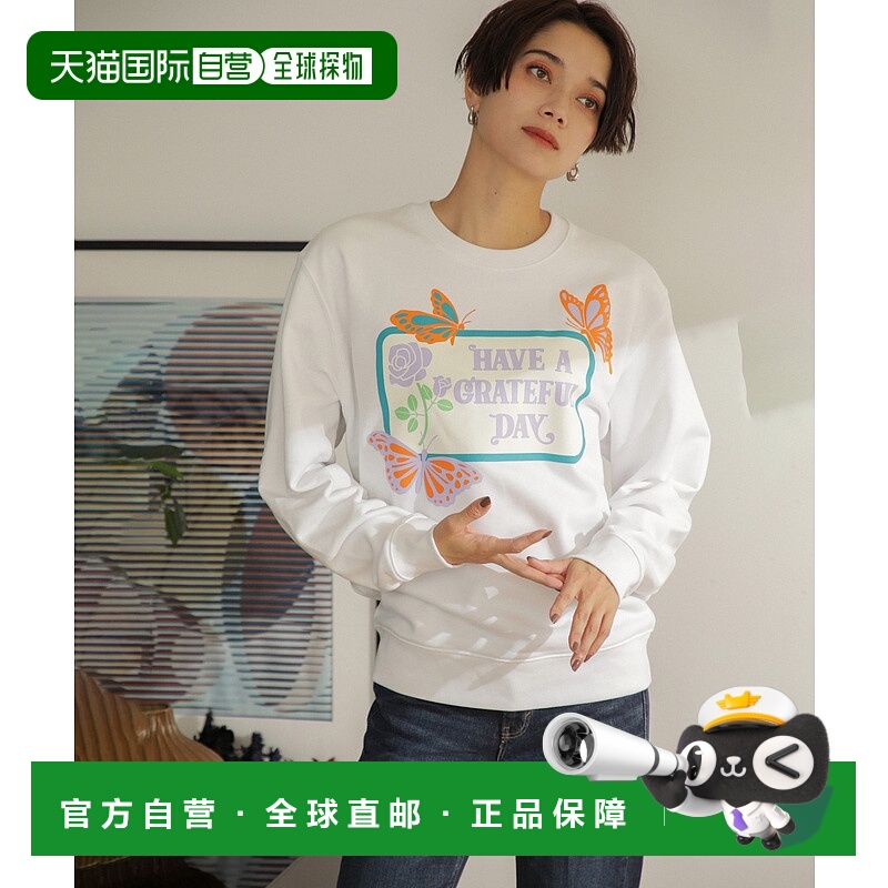 1h可退 日本直邮ROSE BUD 女士HAVE A GRATEFUL DAY系列蝴蝶花卉