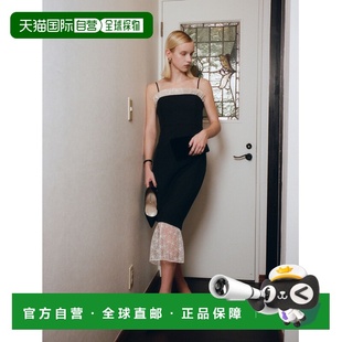 日本直邮Demi 镂空蕾丝背心连衣裙 Luxe 女装 I型修 BEAMS 1h可退