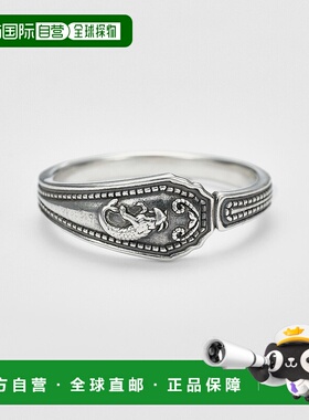 1h可退 日本直邮agete 阿卡朵 女士 山羊座银质戒指 独特神话设计