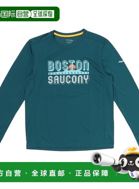 日本直邮日本直邮 Saucony M STOPWATCH GRAPHIC L/S速干索康尼