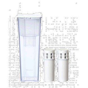 【日本直邮】Mitsubishi三菱滤水器cleansui净水壶白色带替换滤芯