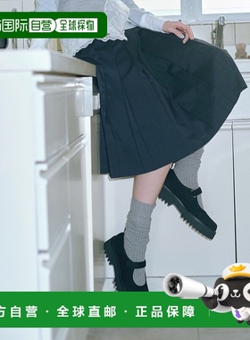 1h可退 日本直邮Le decore 女装 girly玛丽珍 平底鞋 蝴蝶扣设计