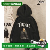 半拉链设计 1h可退 日本直邮BREEZE儿童联名Tupac宽松连帽衫 J4129
