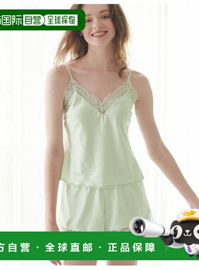 1h可退 日本直邮PEACH JOHN 女士蕾丝装饰缎面内搭短裤 1022678