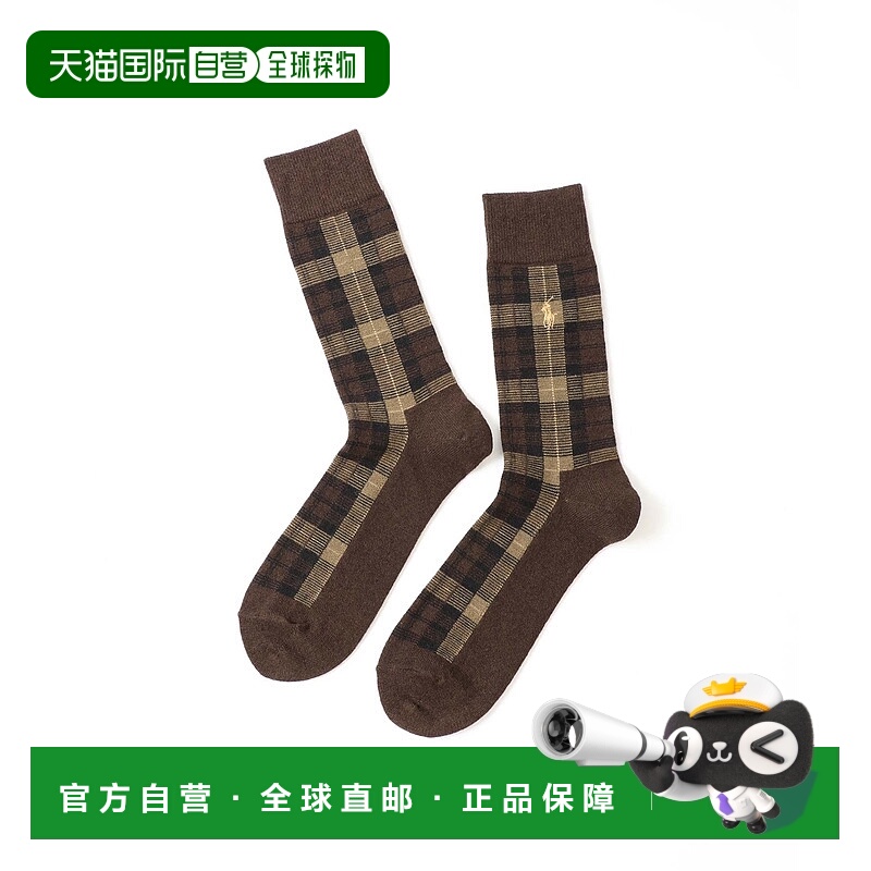 1h可退 日本直邮Polo Ralph Lauren 男装 羊绒混纺 平织 高级格纹