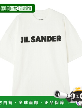 日本直邮JIL SANDER 男士圆领T恤 白色 j21gc0001 j45148 102