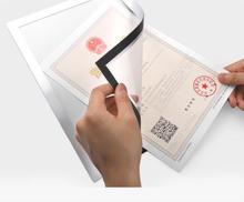 掛墻商標塑料材料辦公室 執照墻保護套證件框掛營業執照框正本掛式