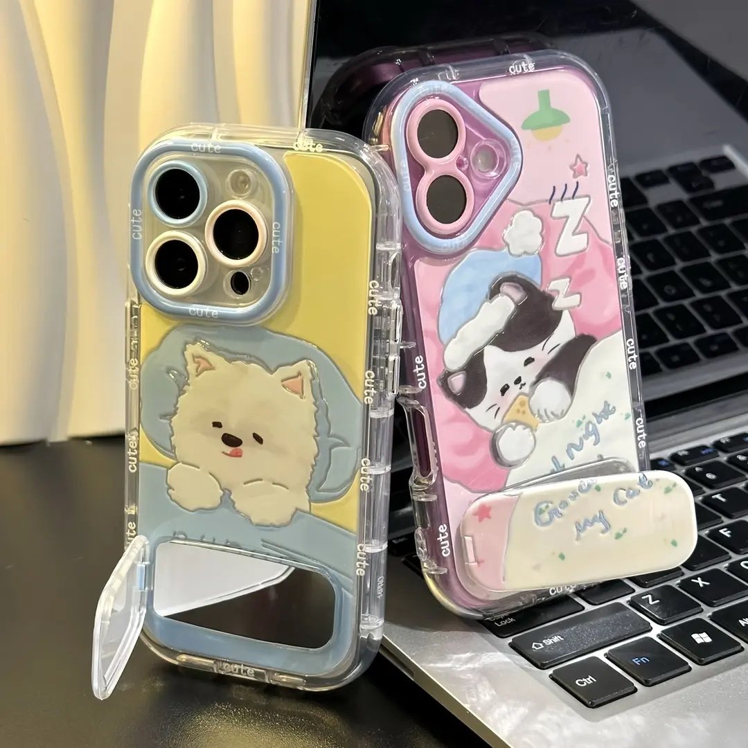 睡觉猫猫西高地适用苹果手机壳