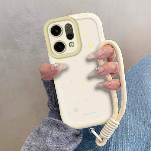 蓝黄星星适用苹果手机壳