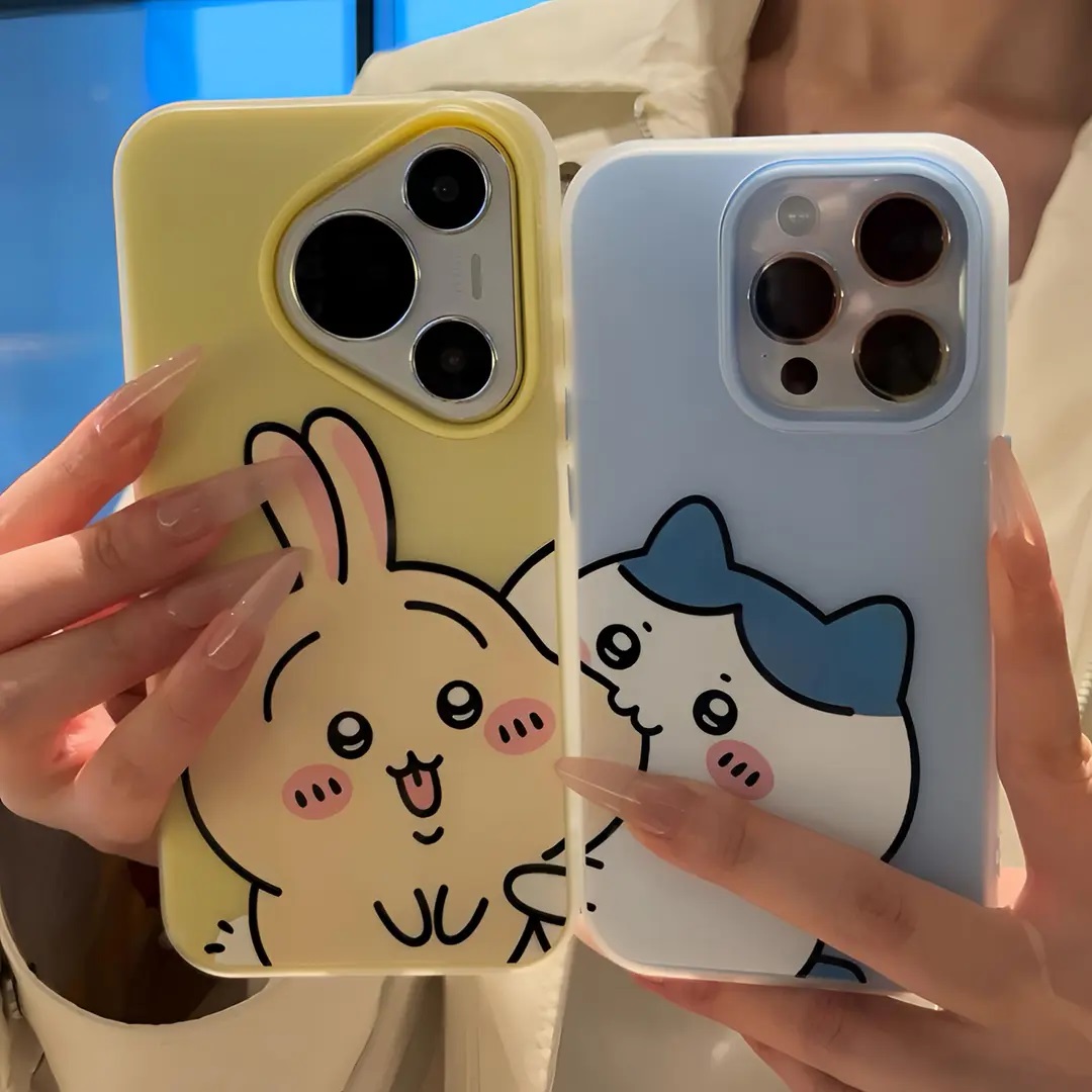 可爱小八乌萨奇适用苹果16PRO手机壳iPhone15/14PLUS保护套华为PURA70情侣NOVA13可爱MATE60防摔VIVO红米OPPO
