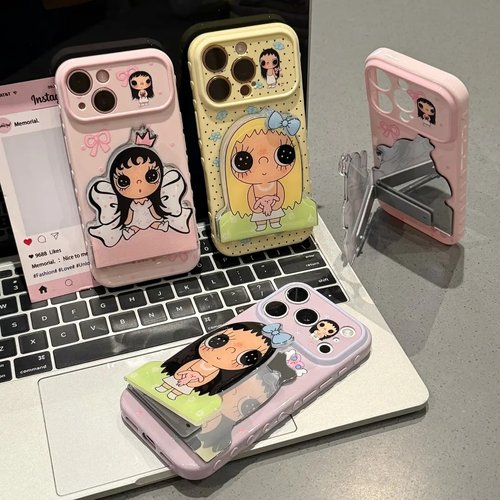 小玉镜子支架适用苹果手机壳