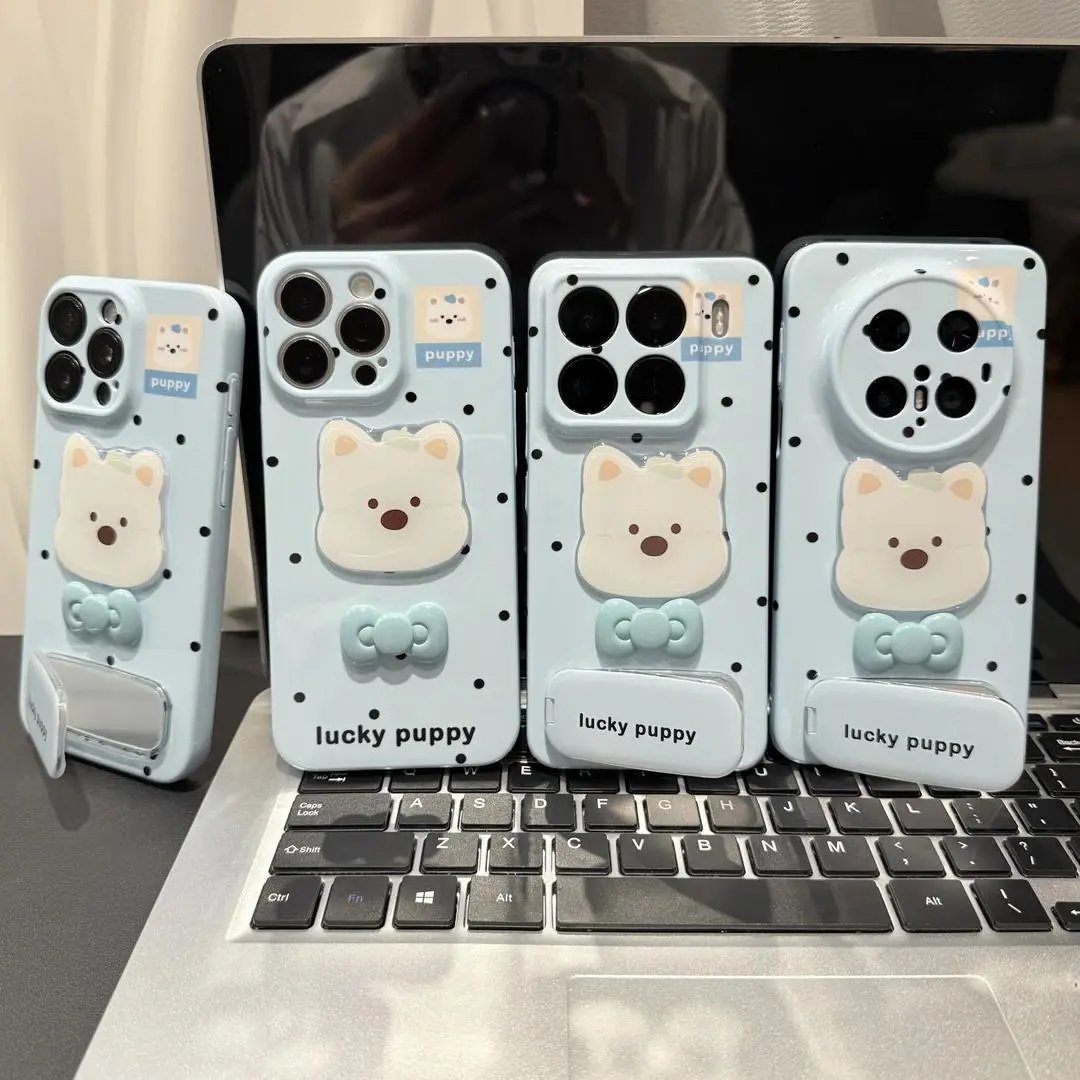 领结西高地小狗适用苹果17手机壳iPhone16/15PROMA