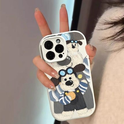 掌门狗适用OPPORENO12手机壳A97/A93S/A58新款RENO11/10/9/8/7卡通FINDX8/X7情侣A3活力版A2X/A1PRO防摔K11粉