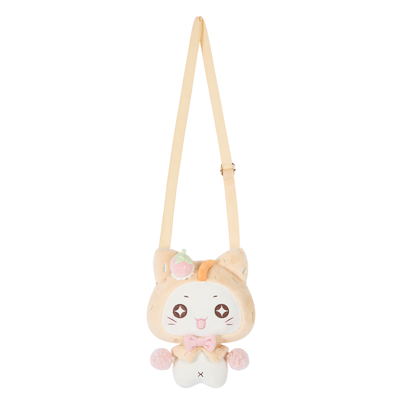 thumbnail for Now December Warm Meow Huhu Doll Bag Warm Huhu Big Face Bag Cute Plush Bag Lolita Doll Bag