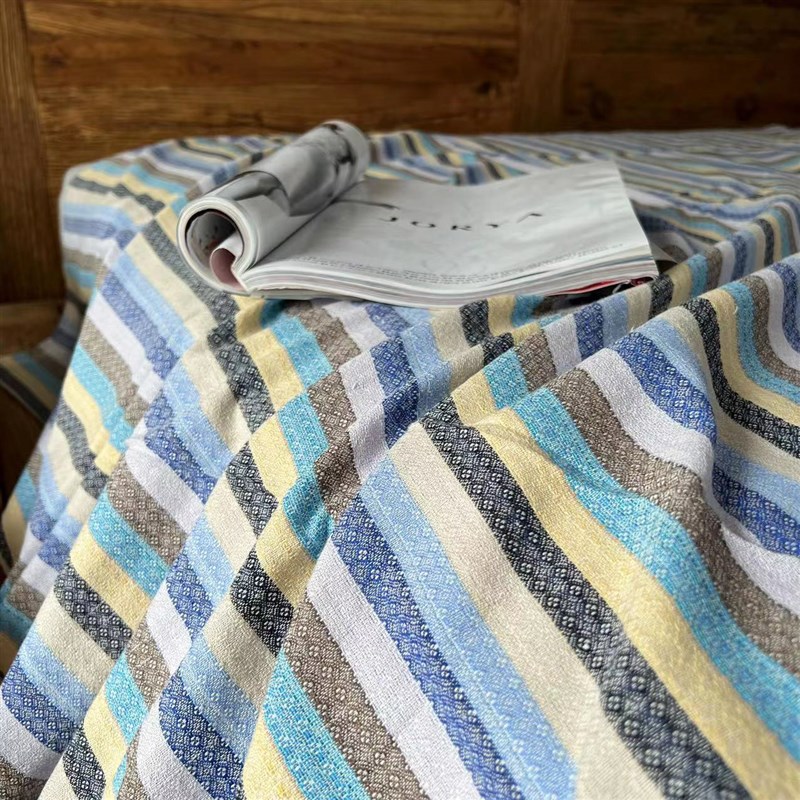 刘大姐家 精梳棉纯棉提花老粗布床单 贴身无拼接1.5m床睡单 32支