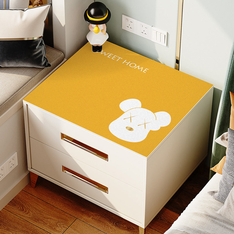 床头柜垫子皮革防烫桌垫 PVC防水防H油盖布巾卡通防尘套罩防滑桌,居家布艺,床头柜盖布,淘宝优惠券,粉丝福利购,淘宝优惠卷