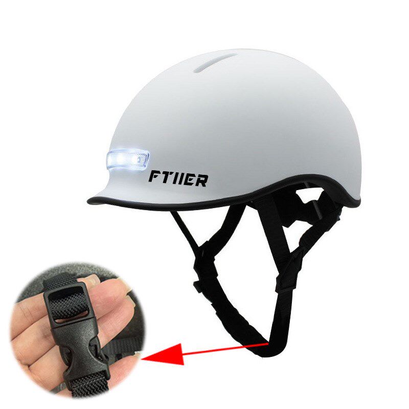 公路竞速照明骑行头盔 山地车夜骑警E示灯安全帽 自行车警示灯头